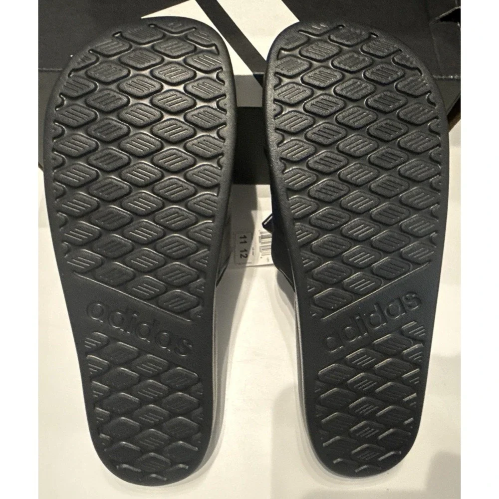 adidas ADILETTE COMFORT 2.0 Black Slip-ons Men 11/ Women 12 New In Box NiB Tags